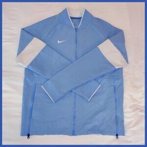 Nike Football Therma Jacket w/ Dri-Fit AO5854-448 Light Blue & White Men's M